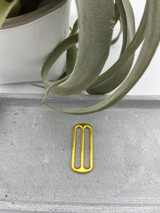 Metall Leiterschnalle (Taschenzubehör) 4 cm Gold