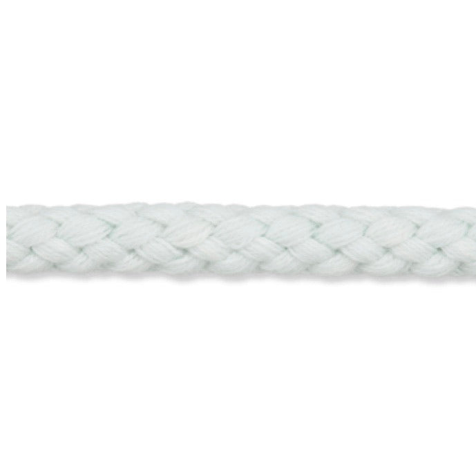 0,5 m Baumwoll-Rundkordel 8mm Farbe Weiß 012