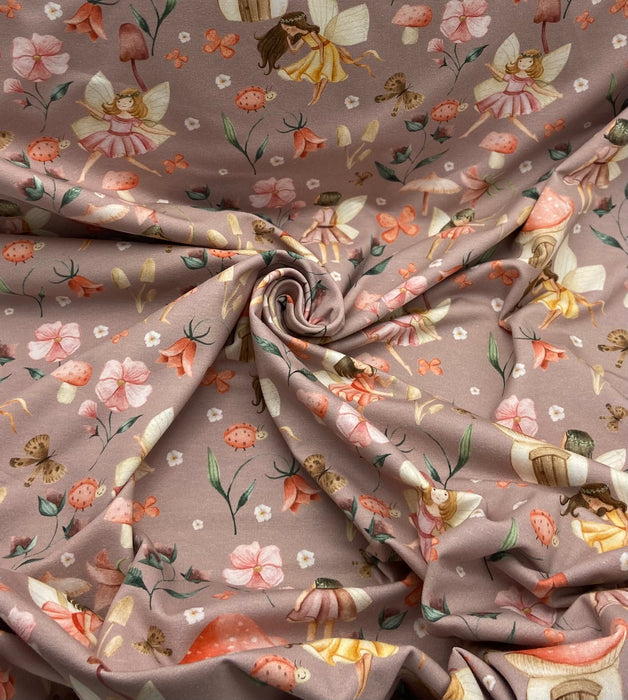 0,5 m Baumwoll-Jersey „Feenwald“