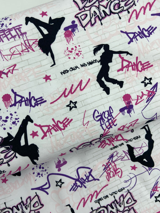 0,5 m Baumwoll-Jersey „Let‘s Dance“