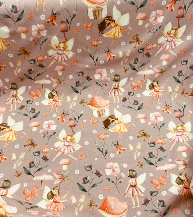 0,5 m Baumwoll-Jersey „Feenwald“