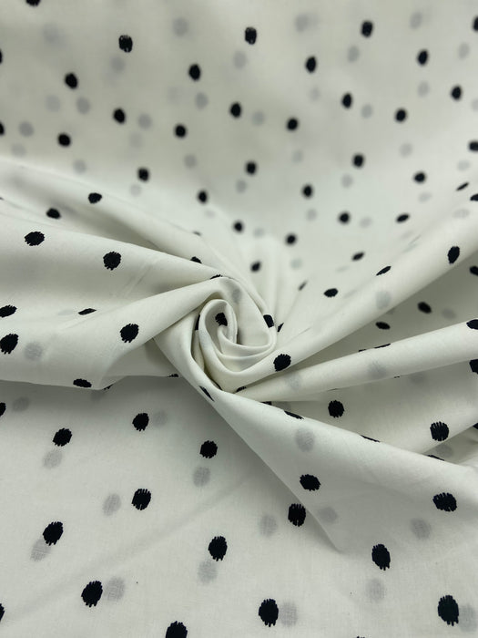 0,5 m Baumwoll-Webware „cotton poplin print dots“