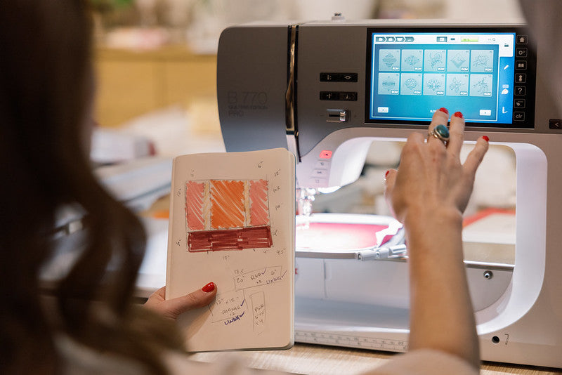 BERNINA 770 QE PRO Näh- und Stickmaschine (ohne Stickmodul)