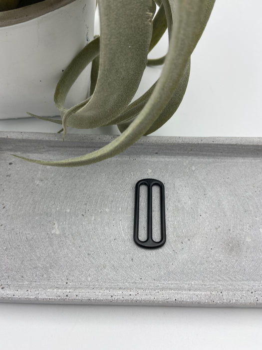 Metall Leiterschnalle (Taschenzubehör) 4 cm Schwarz matt