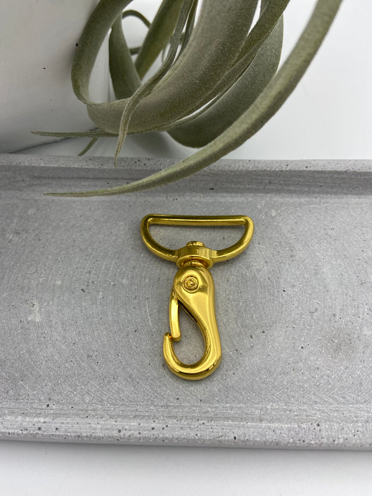 Metall Karabiner (Taschenzubehör) 4 cm Gold
