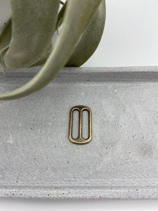 Metall Leiterschnalle (Taschenzubehör) 2,5 cm Messing