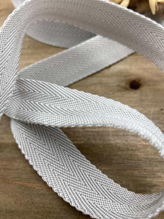 0,5 m Gurtband Grau 2,5 cm (Polyester)