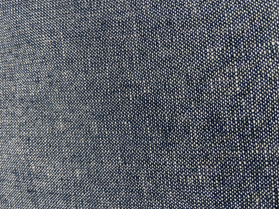 0,5 m Lurex Taschenleinen / Dekostoff blau Glitzer