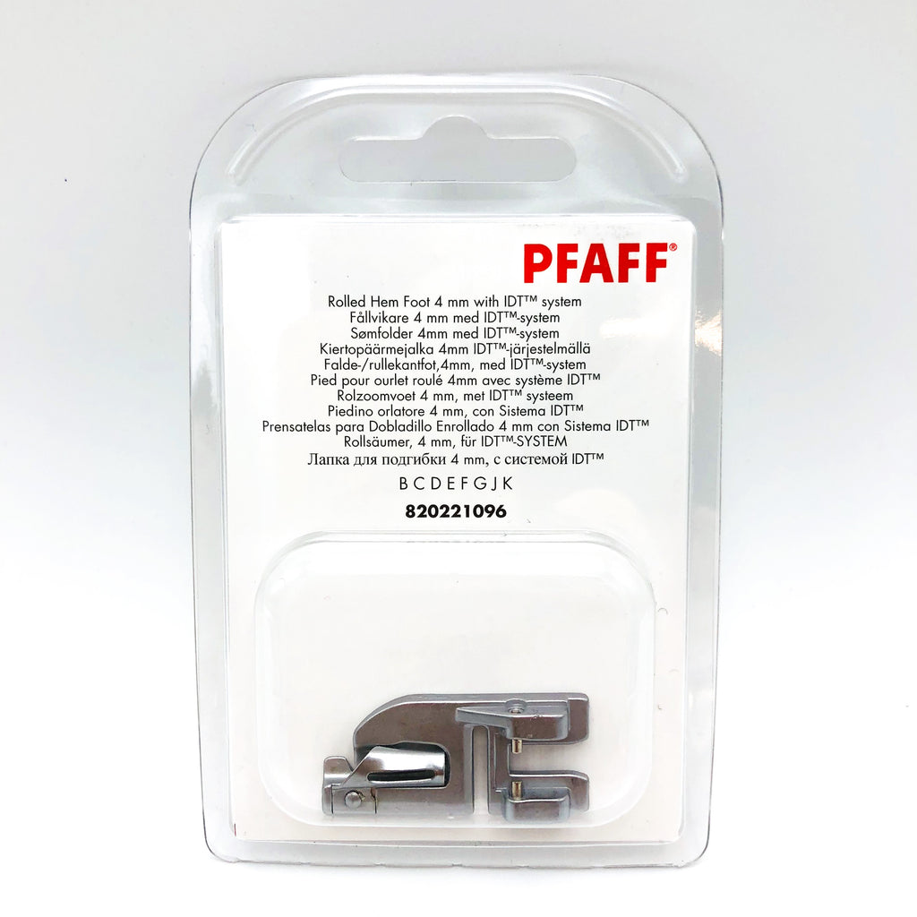 PFAFF Rollsaumfuß 4mm für IDT — Nähzentrum Haimerl