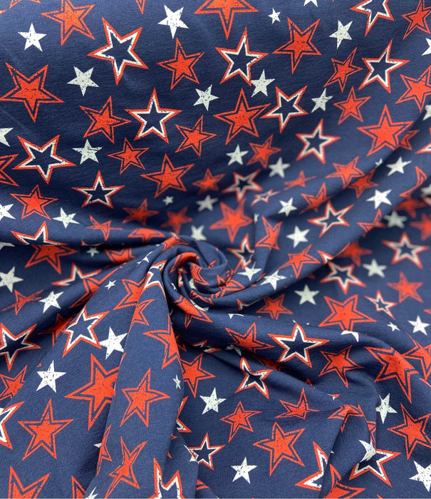 0,5 m French Terry „Stars“