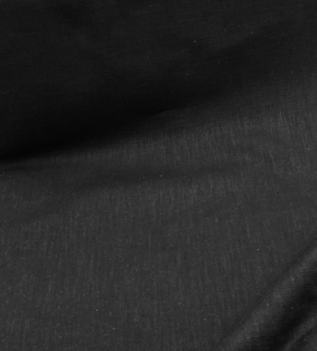 0,5 m Leinen schwarz