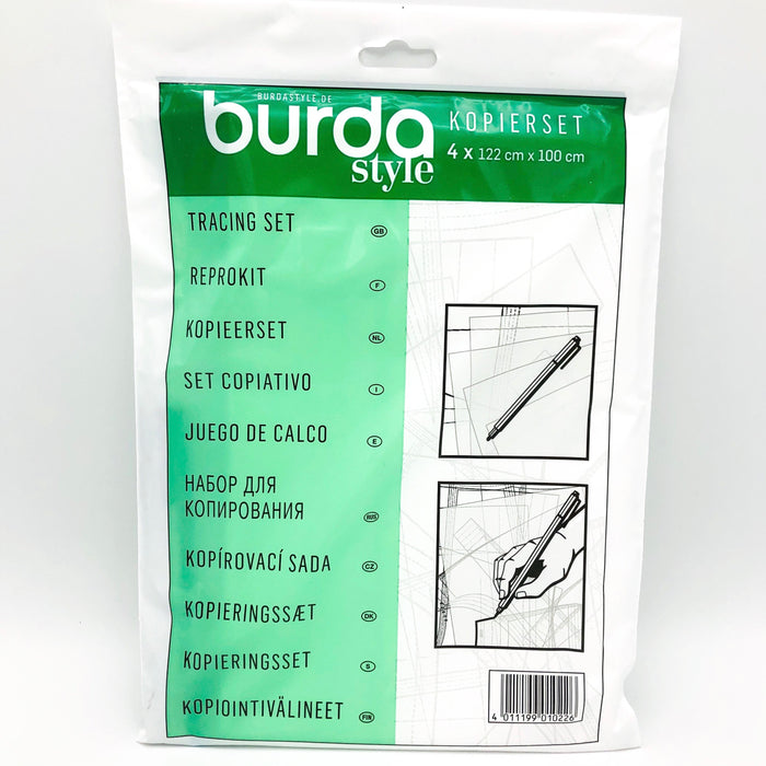 Burda Kopierset aus Folie und Folienstift