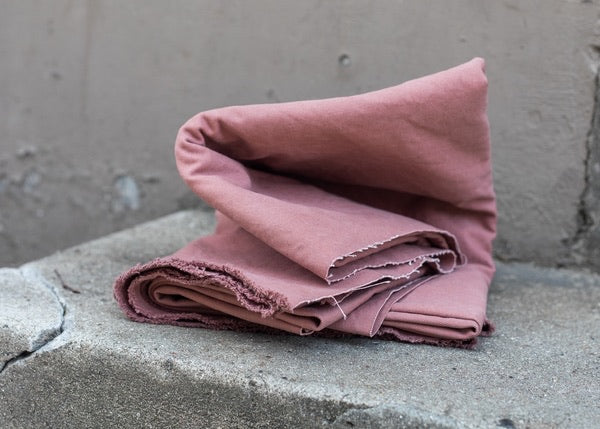 0,5 m Heavy Washed Canvas 17oz Farbe Pale Pink