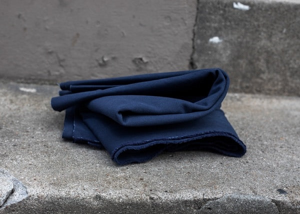 0,5 m Heavy Washed Canvas 17oz Farbe Dunkelblau